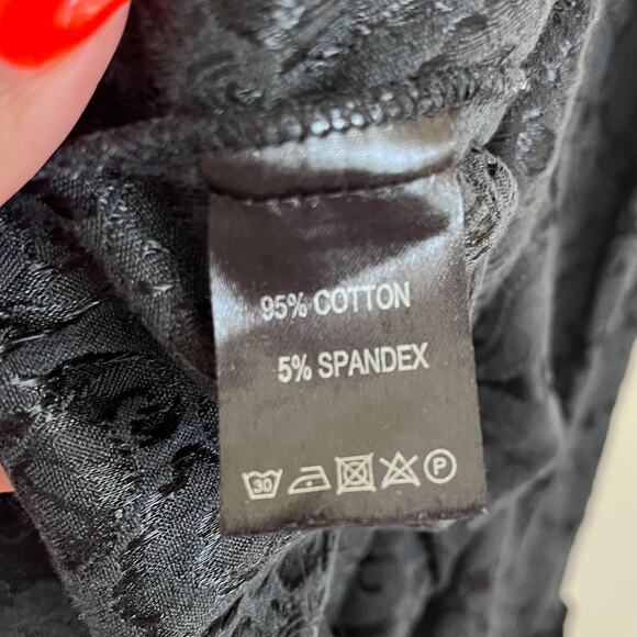 Milkmaid Whimsigoth Victorian Dark Romantic Dress Size M Black Ren Faire Ruffle - Picture 14 of 16